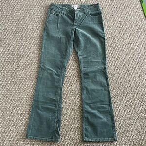 American Eagle Outfitters Green Flare Jeans